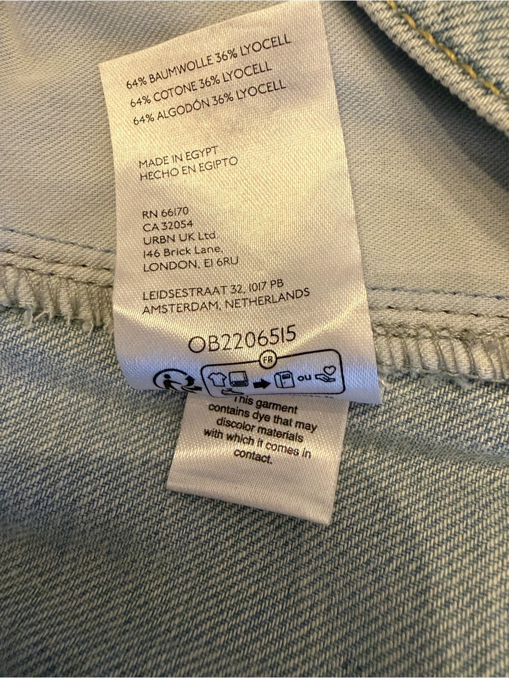 PILCRO Anthropologie High Rise Cropped Wide Leg Jeans Egg Jelly Fish Wash XS NEW - Picture 16 of 16